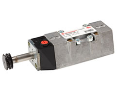 ISO Star solenoid valfı ISO 1, 5/2, solenoid pilot / havalı yay dönüşlü