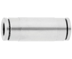 Pneufit 10 geçmeli bağlantı, rakor, düz, 6mm