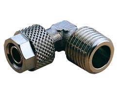 24 serisi geçmeli bağlantı parçası, adaptör, dirsek, R1/4, 10mm/8mm