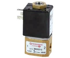 Doğrudan solenoidle çalıştırılan popet valf, G1/4, 2/2, NC, doğrudan solenoid / yay dönüşlü