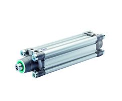 ISOLine profilli çift etkili silindir, 50 mm çap, 60 mm strok