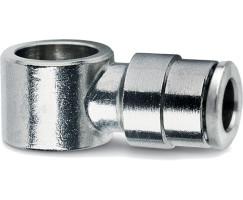 Pneufit 10 push-in fitting, body to tube banjo, elbow, G1/8, 8mm
