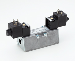ISO Star solenoid valfı ISO 2, 5/2, solenoid pilot / solenoid pilot