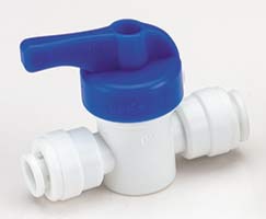 Pneufit D 2/2 shut-off valve, straight, 3/8