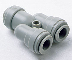 Pneufit D asetal geçmeli bağlantı parçası, rakor, Y, 1/4