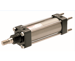 Rot çift etkili silindir, çift uçlu piston kolu, 2