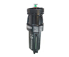 Olympian Plus genel amaçlı filtre, boyunduruksuz, 40 µm, manuel tahliye, sıvı seviye göstergeli