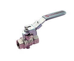 Kilitlenebilir egzoz küresel vanası, tam geçişli, dişi/dişi, G1