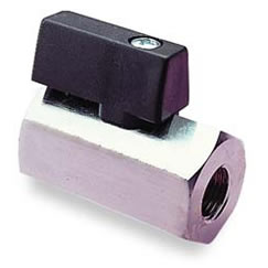 Mini küresel vana, küçültülmüş çaplı, erkek/dişi, G3/8