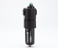 Excelon yüksek akışlı, birleştirici filtre, G3/4, 0,01 µm, otomatik tahliye, korumalı