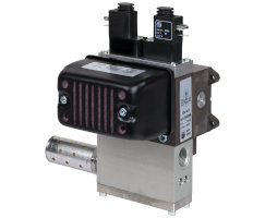 Presler için solenoidle çalıştırılan arıza emniyetli emniyet valfi, G1/2, 5/2, solenoid pilot / yay geri dönüşlü