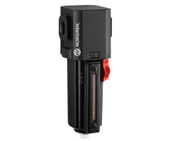 Aşırı sıcaklık uygulamaları için Excelon Plus genel amaçlı filtre, 3/8 PTF, 5 µm, otomatik tahliye