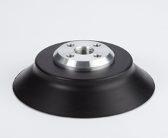 Düz vakum kabı, 150 mm O/D, G1/2, nitril kauçuk