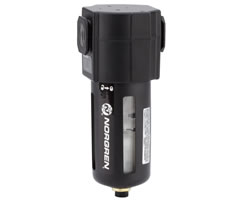 Excelon genel amaçlı filtre, G1/4, 5μm, otomatik tahliye, koruma ile