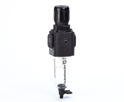 Excelon filtre/regülatör, 1/4 PTF, 40 µm, 0,3-10 bar, manuel tahliye, göstergesiz