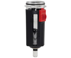 Excelon Plus Korumalı malzeme polikarbonat Otomatik Tahliyeli Hazne 1/4