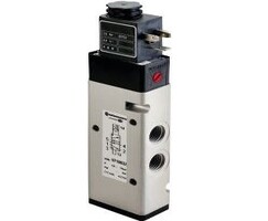 97100 serisi Namur arayüzlü solenoid valf, G1/4, 5/2 veya 3/2, solenoid pilot / yay geri dönüşlü