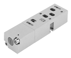 Tek basınç regülatör plakası, port 4 ayarlı