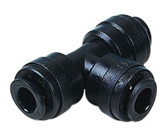 Pneufit D asetal geçmeli bağlantı parçası, rakor, tişört, 12 mm