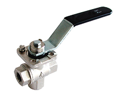 3 yollu küresel vana, 3 yollu tam geçişli, Rp1/2