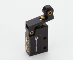 M/1553 mekanik uyarılı valf, M5, 3/2, makaralı / yay geri dönüşlü