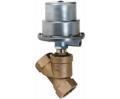 Harici akışkanla çalıştırılan yataklı valf, G1-1/2, 2/2, NC, hava pilotu / yay geri dönüşlü