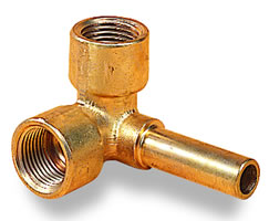 36 serisi sıkıştırmalı bağlantı parçası, 90° gövde konnektörü, T, 6mm, 6mm