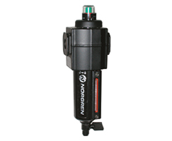 Excelon genel amaçlı filtre, G3/8, 40μm, manuel tahliye, sıvı seviye göstergeli