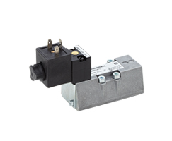 ISO Star solenoid valfı ISO 1, 5/2, solenoid pilot / havalı yay dönüşlü