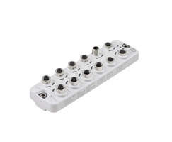 IO-Link master, EtherNet/IP arayüzü, x1 5 pinli M12 fiş, x11 5 pinli M12 soket