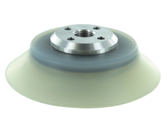 Düz vakum kabı, 150mm O/D, G1/2, silikon