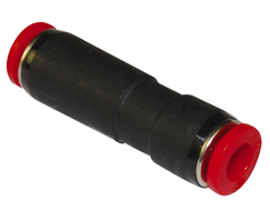 Pneufit C kendinden contalı bağlantı, rakor, düz, 6 mm