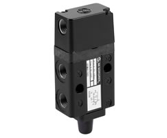 Super X hava pilot kumandalı valf, G1/8, 3/2, NC, basınç önceliği / pilot