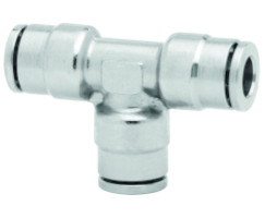 Pneufit 10 geçmeli bağlantı parçası, rakor, tişört, 12 mm