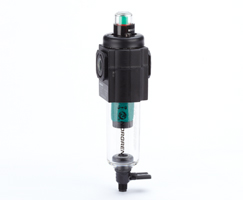 Excelon birleştirici filtre, G1/4, 0,01 µm, manuel tahliye