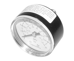 Gauge, R1/8 thread, 0-10 bar