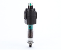 Excelon birleştirici filtre, G1/4, 0,01 µm, otomatik tahliye, uzun