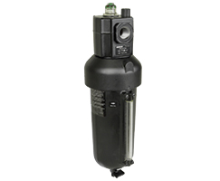 Excelon yağ sisi yağlayıcı, sıvı seviye göstergeli 1 litre metal hazne, manuel boşaltma, hızlı doldurma nipeli, G1/2