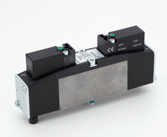 VS26 serisi geçmeli solenoid valf, 2x2/2, NO/NC, solenoid pilot / solenoid pilot