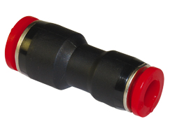 Pneufit C geçmeli bağlantı, eşitsiz rakor, düz, 10mm, 8mm
