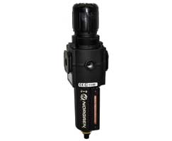 Excelon filtre/regülatör, G3/8, 5 µm, 0,3-10 bar, otomatik tahliye, göstergesiz