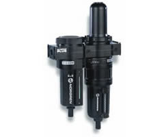 Olympian Plus üç aşamalı kombinasyon ünitesi, ön filtre, birleştirme ve yağ buharı giderme filtreleri, G3/8, otomatik tahliye, 0,003 mg/m³ maksimum kalan yağ içeriği