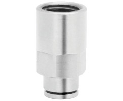 Pneufit 10 geçmeli bağlantı, dişi adaptör, düz, G1/8, 8mm