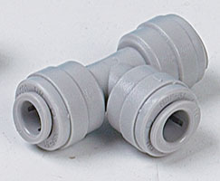 Pneufit D asetal geçmeli bağlantı parçası, rakor, T, 1/4