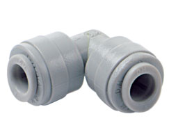 Pneufit D asetal geçmeli bağlantı parçası, rakor, dirsek, 1/2
