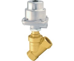 External fluid actuated seat valve, G3/4, 2/2, NO, air pilot / spring return