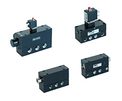 M/1700 alt taban solenoid valfı, G1/4, 5/3, COE, solenoid pilot / solenoid pilot