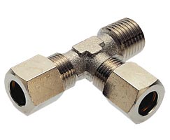 43 serisi sıkıştırma bağlantı parçaları, dış somun, yan adaptör, T, R1/8, 4mm