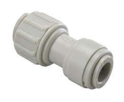 Pneufit D asetal itmeli bağlantı parçası, polimerden çelik boruya eşit olmayan birleşim, düz, 3/8
