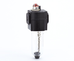 Excelon mikro sis yağlayıcı, plastik kase, kapalı, 1/4 PTF